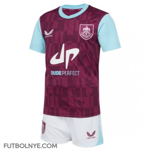 Camiseta Burnley Primera Equipación para niños 2024-25 manga corta (+ pantalones cortos)